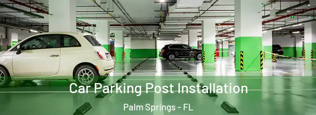  Car Parking Post Installation Palm Springs - FL