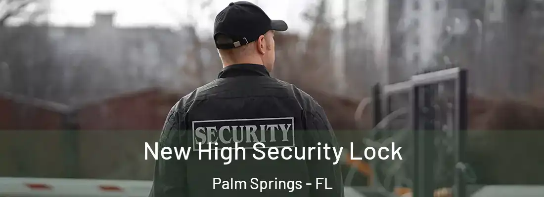  New High Security Lock Palm Springs - FL