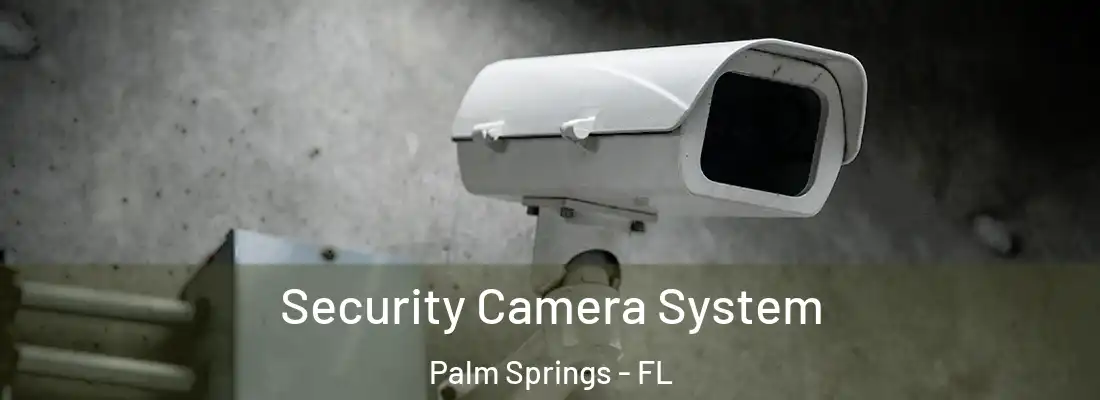  Security Camera System Palm Springs - FL