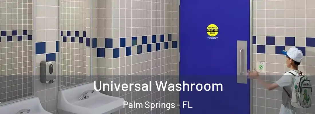  Universal Washroom Palm Springs - FL