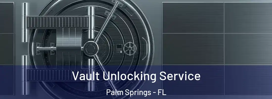  Vault Unlocking Service Palm Springs - FL